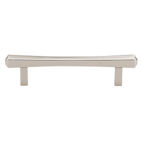 Top Knobs [TK812PN] Die Cast Zinc Cabinet Pull Handle - Juliet Series - Standard Size - Polished Nickel Finish - 3 3/4" C/C - 5 1/4" L