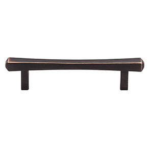 Top Knobs [TK812TB] Die Cast Zinc Cabinet Pull Handle - Juliet Series - Standard Size - Tuscan Bronze Finish - 3 3/4" C/C - 5 1/4" L