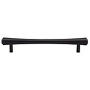 Top Knobs [TK814BLK] Die Cast Zinc Cabinet Pull Handle - Juliet Series - Oversized - Flat Black Finish - 6 5/16&quot; C/C - 8 1/16&quot; L