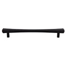 Top Knobs [TK815BLK] Die Cast Zinc Cabinet Pull Handle - Juliet Series - Oversized - Flat Black Finish - 7 9/16&quot; C/C - 9 5/16&quot; L