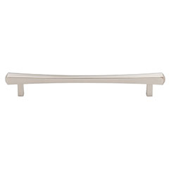 Top Knobs [TK815PN] Die Cast Zinc Cabinet Pull Handle - Juliet Series - Oversized - Polished Nickel Finish - 7 9/16&quot; C/C - 9 5/16&quot; L