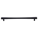 Top Knobs [TK817BLK] Die Cast Zinc Cabinet Pull Handle - Juliet Series - Oversized - Flat Black Finish - 12&quot; C/C - 14&quot; L