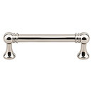 Top Knobs [TK802PN] Die Cast Zinc Cabinet Pull Handle - Kara Series - Standard Size - Polished Nickel Finish - 3 3/4" C/C - 4 7/16" L