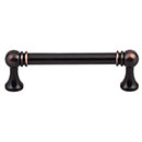 Top Knobs [TK802TB] Die Cast Zinc Cabinet Pull Handle - Kara Series - Standard Size - Tuscan Bronze Finish - 3 3/4" C/C - 4 7/16" L