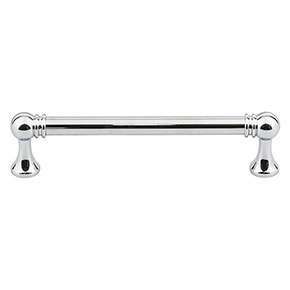 Top Knobs [TK803PC] Die Cast Zinc Cabinet Pull Handle - Kara Series - Oversized - Polished Chrome Finish - 5 1/16" C/C - 5 11/16" L