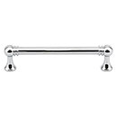 Top Knobs [TK803PC] Die Cast Zinc Cabinet Pull Handle - Kara Series - Oversized - Polished Chrome Finish - 5 1/16&quot; C/C - 5 11/16&quot; L