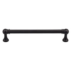 Top Knobs [TK804BLK] Die Cast Zinc Cabinet Pull Handle - Kara Series - Oversized - Flat Black Finish - 6 5/16" C/C - 6 15/16" L