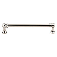 Top Knobs [TK804PN] Die Cast Zinc Cabinet Pull Handle - Kara Series - Oversized - Polished Nickel Finish - 6 5/16" C/C - 6 15/16" L