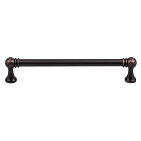 Top Knobs [TK804TB] Die Cast Zinc Cabinet Pull Handle - Kara Series - Oversized - Tuscan Bronze Finish - 6 5/16" C/C - 6 15/16" L