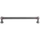 Top Knobs [TK805AG] Die Cast Zinc Cabinet Pull Handle - Kara Series - Oversized - Ash Gray Finish - 7 9/16" C/C - 8 3/16" L