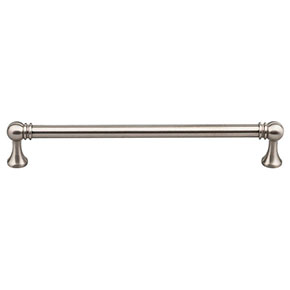 Top Knobs [TK805BSN] Die Cast Zinc Cabinet Pull Handle - Kara Series - Oversized - Brushed Satin Nickel Finish - 7 9/16" C/C - 8 3/16" L