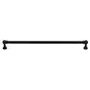 Top Knobs [TK807BLK] Die Cast Zinc Cabinet Pull Handle - Kara Series - Oversized - Flat Black Finish - 12&quot; C/C - 12 11/16&quot; L