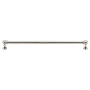 Top Knobs [TK807PN] Die Cast Zinc Cabinet Pull Handle - Kara Series - Oversized - Polished Nickel Finish - 12" C/C - 12 11/16" L