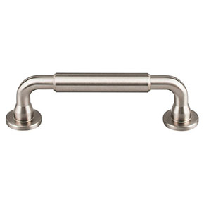 Top Knobs [TK822BSN] Die Cast Zinc Cabinet Pull Handle - Lily Series - Standard Size - Brushed Satin Nickel Finish - 3 3/4" C/C - 4 11/16" L