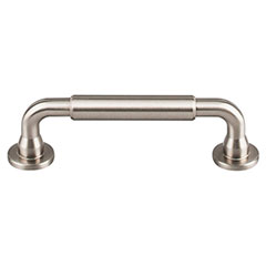 Top Knobs [TK822BSN] Die Cast Zinc Cabinet Pull Handle - Lily Series - Standard Size - Brushed Satin Nickel Finish - 3 3/4" C/C - 4 11/16" L
