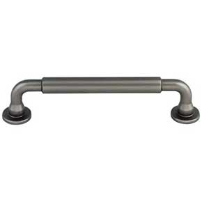 Top Knobs [TK823AG] Die Cast Zinc Cabinet Pull Handle - Lily Series - Oversized - Ash Gray Finish - 5 1/16" C/C - 5 15/16" L