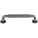 Top Knobs [TK823AG] Die Cast Zinc Cabinet Pull Handle - Lily Series - Oversized - Ash Gray Finish - 5 1/16" C/C - 5 15/16" L