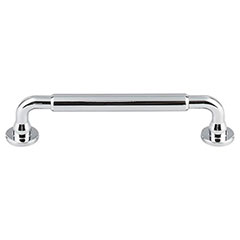 Top Knobs [TK823PC] Die Cast Zinc Cabinet Pull Handle - Lily Series - Oversized - Polished Chrome Finish - 5 1/16&quot; C/C - 5 15/16&quot; L