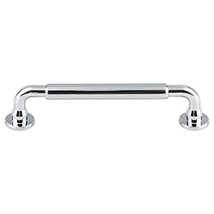 Top Knobs [TK823PC] Die Cast Zinc Cabinet Pull Handle - Lily Series - Oversized - Polished Chrome Finish - 5 1/16" C/C - 5 15/16" L