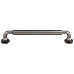 Top Knobs [TK824AG] Die Cast Zinc Cabinet Pull Handle - Lily Series - Oversized - Ash Gray Finish - 6 5/16&quot; C/C - 7 3/16&quot; L