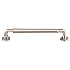 Top Knobs [TK824BSN] Die Cast Zinc Cabinet Pull Handle - Lily Series - Oversized - Brushed Satin Nickel Finish - 6 5/16" C/C - 7 3/16" L