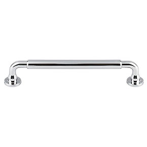 Top Knobs [TK824PC] Die Cast Zinc Cabinet Pull Handle - Lily Series - Oversized - Polished Chrome Finish - 6 5/16" C/C - 7 3/16" L