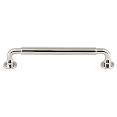 Top Knobs [TK824PN] Die Cast Zinc Cabinet Pull Handle - Lily Series - Oversized - Polished Nickel Finish - 6 5/16&quot; C/C - 7 3/16&quot; L