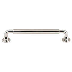 Top Knobs [TK824PN] Die Cast Zinc Cabinet Pull Handle - Lily Series - Oversized - Polished Nickel Finish - 6 5/16" C/C - 7 3/16" L