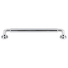 Top Knobs [TK825PC] Die Cast Zinc Cabinet Pull Handle - Lily Series - Oversized - Polished Chrome Finish - 7 9/16&quot; C/C - 8 7/16&quot; L