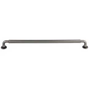 Top Knobs [TK827AG] Die Cast Zinc Cabinet Pull Handle - Lily Series - Oversized - Ash Gray Finish - 12" C/C - 12 7/8" L