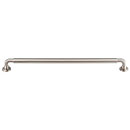 Top Knobs [TK827BSN] Die Cast Zinc Cabinet Pull Handle - Lily Series - Oversized - Brushed Satin Nickel Finish - 12" C/C - 12 7/8" L