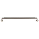 Top Knobs [TK827BSN] Die Cast Zinc Cabinet Pull Handle - Lily Series - Oversized - Brushed Satin Nickel Finish - 12&quot; C/C - 12 7/8&quot; L