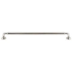 Top Knobs [TK827PN] Die Cast Zinc Cabinet Pull Handle - Lily Series - Oversized - Polished Nickel Finish - 12&quot; C/C - 12 7/8&quot; L