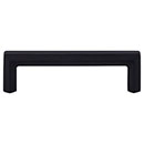 Top Knobs [TK793BLK] Die Cast Zinc Cabinet Pull Handle - Lydia Series - Standard Size - Flat Black Finish - 3 3/4" C/C - 4 3/16" L