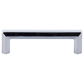 Top Knobs [TK793PC] Die Cast Zinc Cabinet Pull Handle - Lydia Series - Standard Size - Polished Chrome Finish - 3 3/4" C/C - 4 3/16" L
