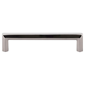 Top Knobs [TK794PN] Die Cast Zinc Cabinet Pull Handle - Lydia Series - Oversized - Polished Nickel Finish - 5 1/16" C/C -5 7/16" L