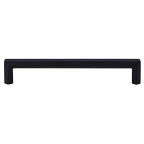 Top Knobs [TK795BLK] Die Cast Zinc Cabinet Pull Handle - Lydia Series - Oversized - Flat Black Finish - 6 5/16" C/C - 611/16" L