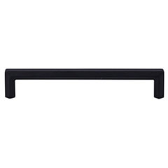 Top Knobs [TK795BLK] Die Cast Zinc Cabinet Pull Handle - Lydia Series - Oversized - Flat Black Finish - 6 5/16" C/C - 6 11/16" L