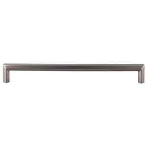 Top Knobs [TK796BSN] Die Cast Zinc Cabinet Pull Handle - Lydia Series - Oversized - Brushed Satin Nickel Finish - 9" C/C - 9 3/8" L