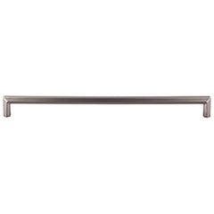 Top Knobs [TK797BLK] Die Cast Zinc Cabinet Pull Handle - Lydia Series - Oversized - Flat Black Finish - 12&quot; C/C - 12 7/16&quot; L