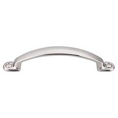 Top Knobs [M1294] Die Cast Zinc Cabinet Pull Handle - Arendal Series - Standard Size - Brushed Satin Nickel Finish - 3 3/4&quot; C/C - 5&quot; L