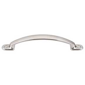 Top Knobs [M1328] Die Cast Zinc Cabinet Pull Handle - Arendal Series - Oversized - Brushed Satin Nickel Finish - 5 1/16" C/C - 6 3/4" L