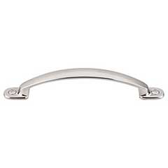 Top Knobs [M1328] Die Cast Zinc Cabinet Pull Handle - Arendal Series - Oversized - Brushed Satin Nickel Finish - 5 1/16&quot; C/C - 6 3/4&quot; L