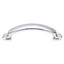 Top Knobs [M1694] Die Cast Zinc Cabinet Pull Handle - Arendal Series - Standard Size - Polished Chrome Finish - 3" C/C - 4" L