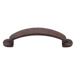 Top Knobs [M1696] Die Cast Zinc Cabinet Pull Handle - Arendal Series - Standard Size - Patina Rouge Finish - 3&quot; C/C - 4&quot; L