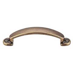 Top Knobs [M1698] Die Cast Zinc Cabinet Pull Handle - Arendal Series - Standard Size - German Bronze Finish - 3&quot; C/C - 4&quot; L