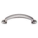 Top Knobs [M1699] Die Cast Zinc Cabinet Pull Handle - Arendal Series - Standard Size - Pewter Antique Finish - 3&quot; C/C - 4&quot; L