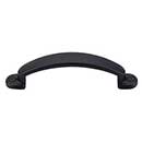 Top Knobs [M1700] Die Cast Zinc Cabinet Pull Handle - Arendal Series - Standard Size - Flat Black Finish - 3" C/C - 4" L