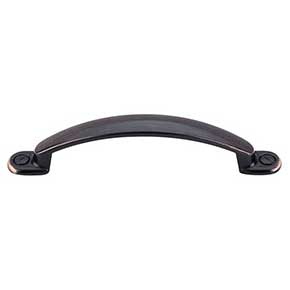 Top Knobs [M1861] Die Cast Zinc Cabinet Pull Handle - Arendal Series - Standard Size - Tuscan Bronze Finish - 3 3/4" C/C - 5" L