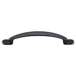 Top Knobs [M1862] Die Cast Zinc Cabinet Pull Handle - Arendal Series - Oversized - Tuscan Bronze Finish - 5 1/16" C/C - 6 3/4" L